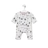 Babygrow com folhos Jungle Cor-de-rosa