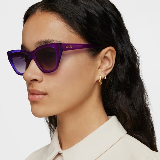 Violettfarbene Sonnenbrille TOUS Edge