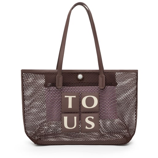 TOUS Brown TOUS Net Tote bag | Plaza Las Americas