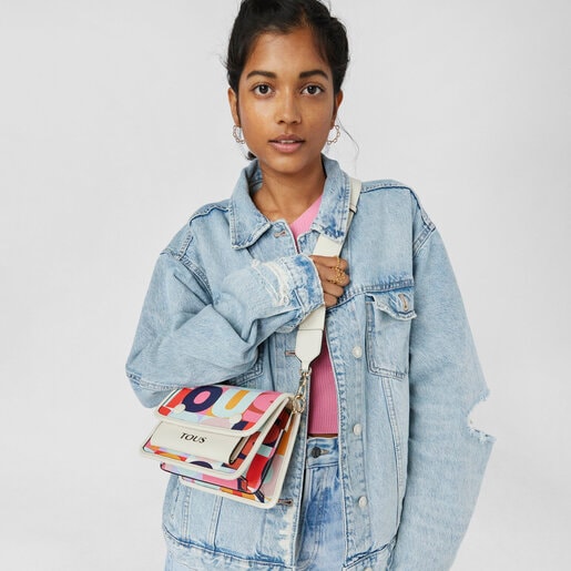 Small beige TOUS Mimic Audree Crossbody Bag