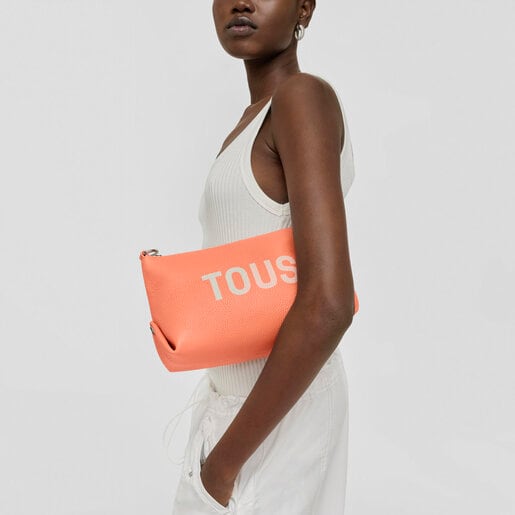 Bandolera de piel naranja TOUS Balloon