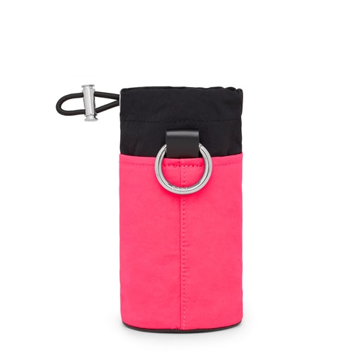 Fluorescent pink TOUS Empire Cotton Bottle cover