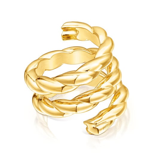 Twisted Triple Braided Ring | TOUS