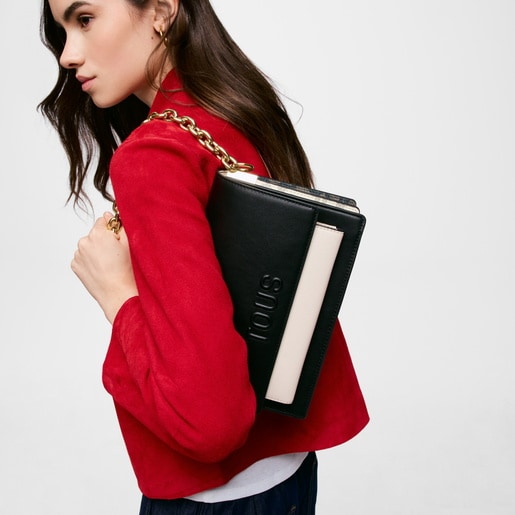 Medium black Audree Crossbody bag Kaos Icon