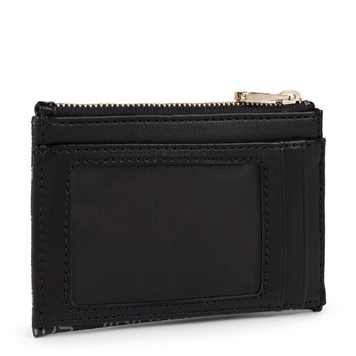 Black New TOUS Logogram Change purse-cardholder
