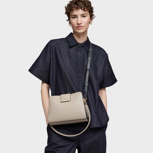 Sac city taupe petit TOUS Kaos Icon