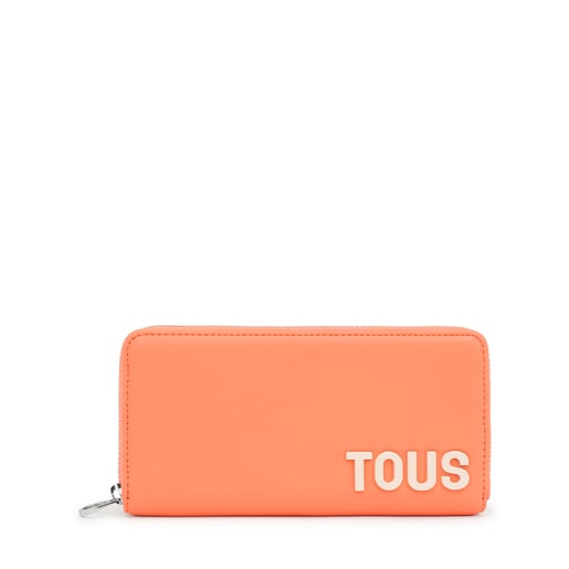 Πορτοφόλι TOUS Carol σε πορτοκαλί χρώμα