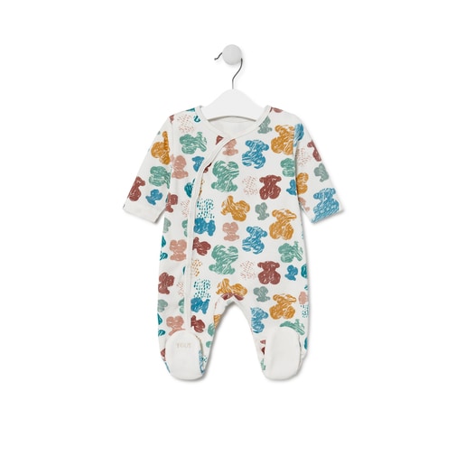 Babygrow Print Cor Crua