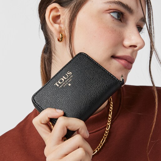 Средний черный кошелек TOUS Funny