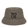 Khaki-colored TOUS Empire Padded Bucket hat