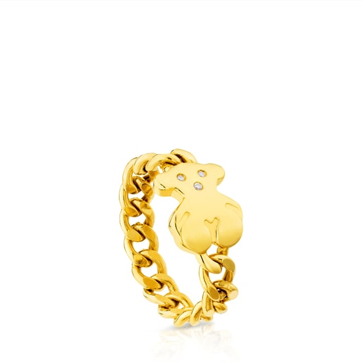 Anillo New Sweet Dolls de Oro TOUS