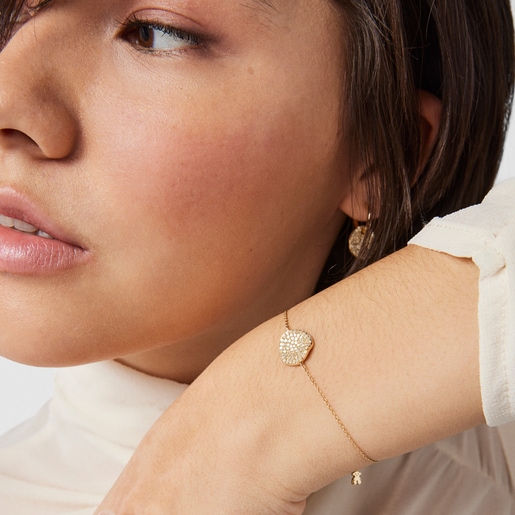 Золотой браслет Nenufar с бриллиантами