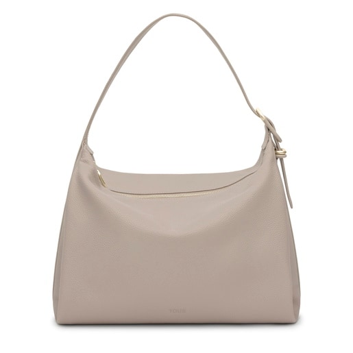 حقيبة كتف باللون الرمادي الداكن من التشكيلة TOUS Fold