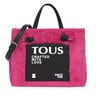 Medium fuchsia Amaya Fur Shopping bag