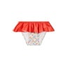 Girls bikini bottoms in Logo orange