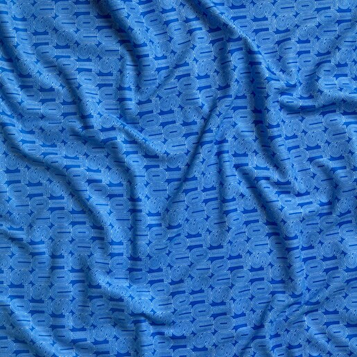 Toalla de playa Line azul