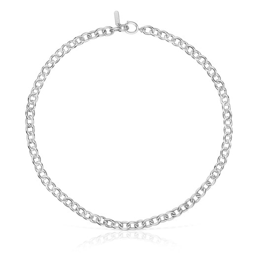 Collana in argento di 42 cm corta TOUS Basics