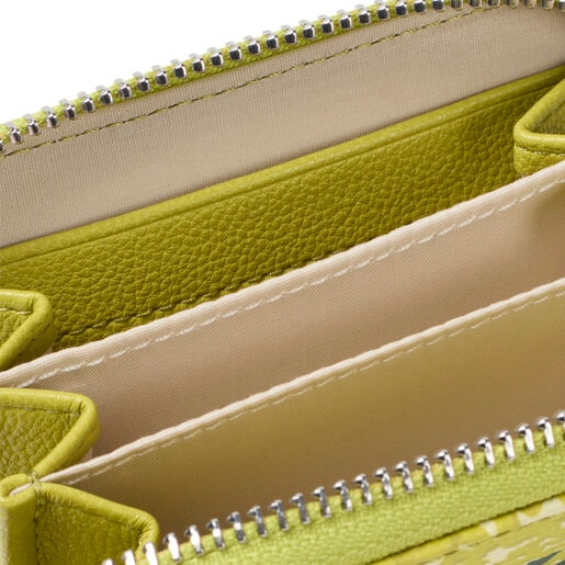 TOUS Lime green Kaos Mini Evolution Change purse | Westland Mall