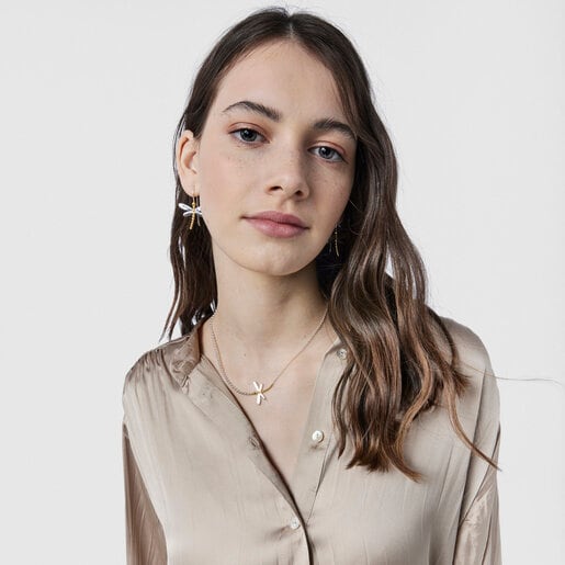 Silver and Silver Vermeil Real Mix Bera Necklace