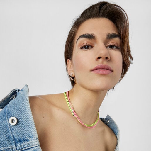 Collar elástico fucsia Sweet Dolls