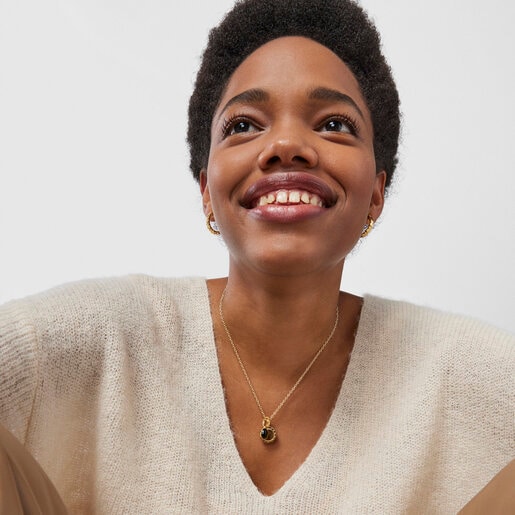 שרשרת דובים קטנים סטרייט ורמייל צהוב