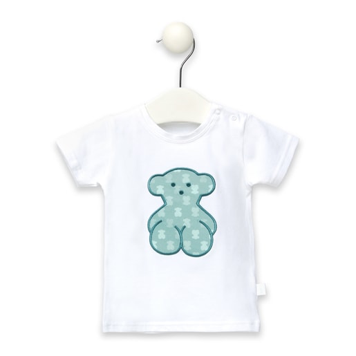 Multi-bear beach T-shirt in green