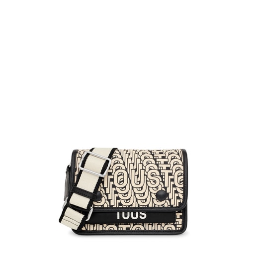 TOUS Small beige and black Audree Crossbody bag TOUS Vera | Westland Mall