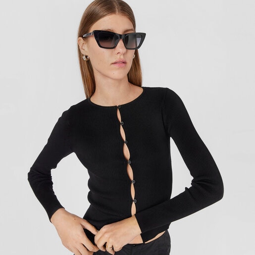 Black Sunglasses Square Bear