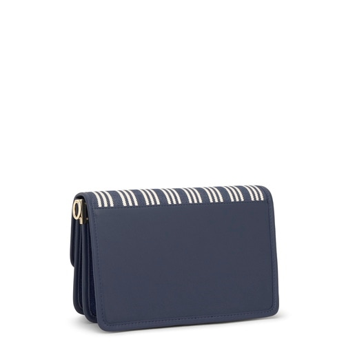 Bandolera mediana azul marino Audree Canvas