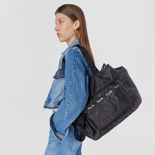 Black-gray Kaos Mini Sport Mommy Bag