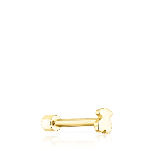 Gold TOUS Piercing Ear piercing with diamond