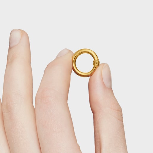 Small Vermeil Silver Hold Ring