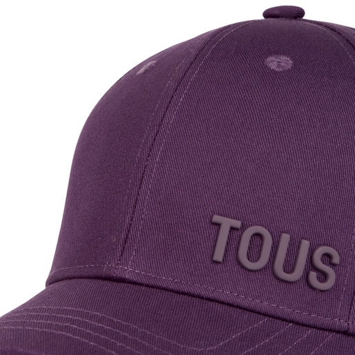 Gorra morada TOUS Logo Metal