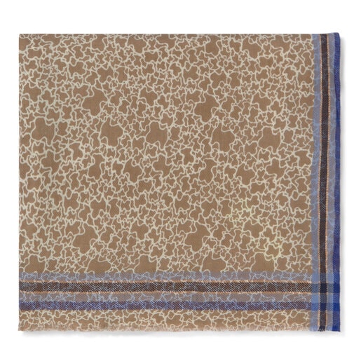 Stone Kaos Mini Jacquard Frame foulard Tous TOUS