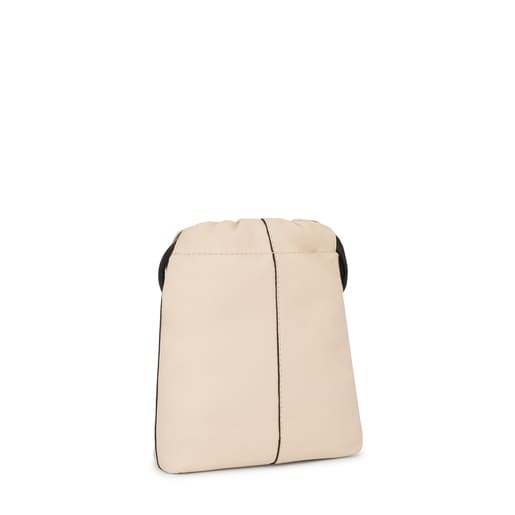 Mini bolso beige de piel TOUS Cloud