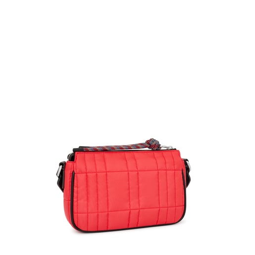 Medium coral-colored TOUS Empire Padded Crossbody bag