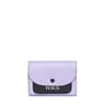 Lilac-colored leather TOUS Empire Card wallet