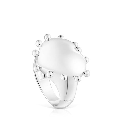 Herz-Siegel-Ring San Valentín aus Silber