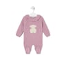 Pelele de bebé Tricot rosa