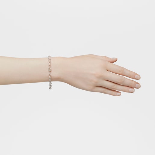 cm silver Chain bracelet TOUS MANIFESTO
