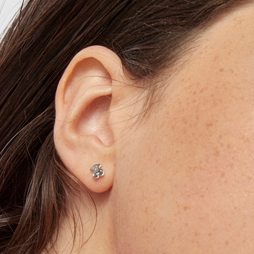 Aretes Baby TOUS de Oro blanco