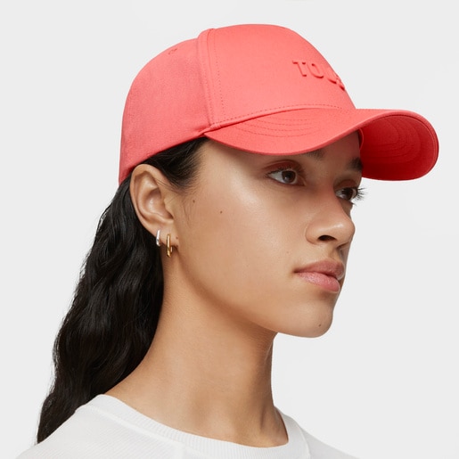 قبعة باللون المرجاني من تشكيلة TOUS Logo