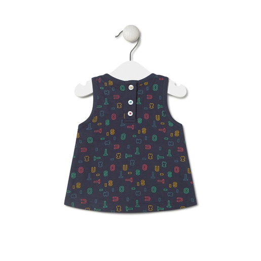 Camiseta letras TOUS multicolor Casual azul marino