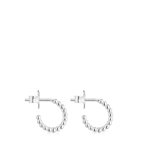 Short  mm silver ball Hoop earrings TOUS Basics