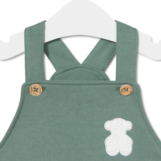 Baby romper in Soft green