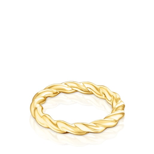 Gold Twisted Ring