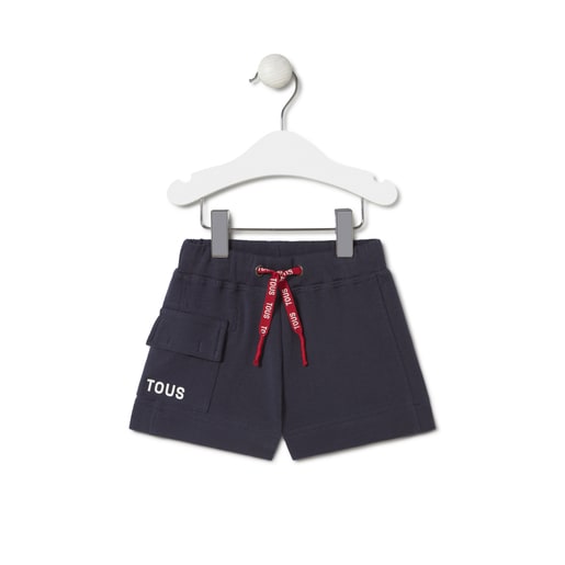 Bermuda de niño Casual azul marino