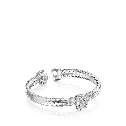 Light Ring in White Gold with Diamonds