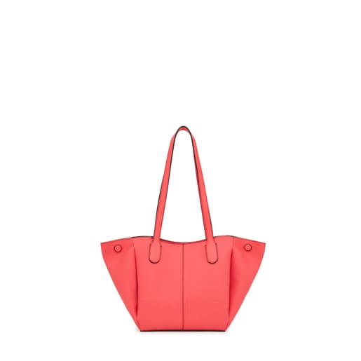 Small coral TOUS Terra Tote Bag