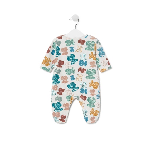 Babygrow Print Cor Crua